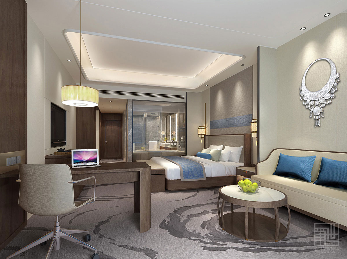 未來智能風格的高端酒店設計，將科技與人性化設計巧妙融合