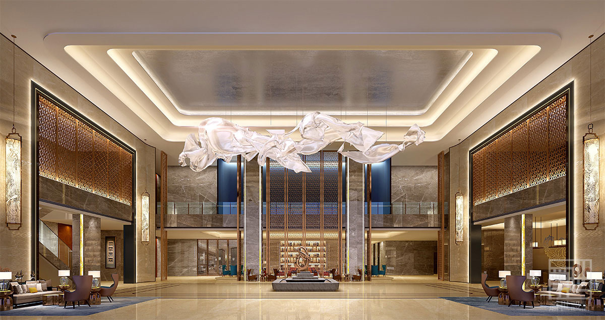 未來智能風格的高端酒店設計，將科技與人性化設計巧妙融合